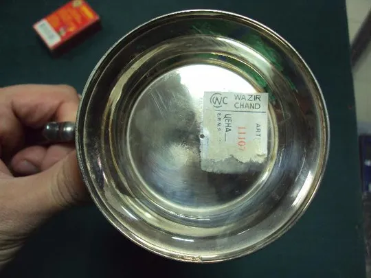 Кружка посеребрение люкс wc wazir chand Інтернет-аукціон