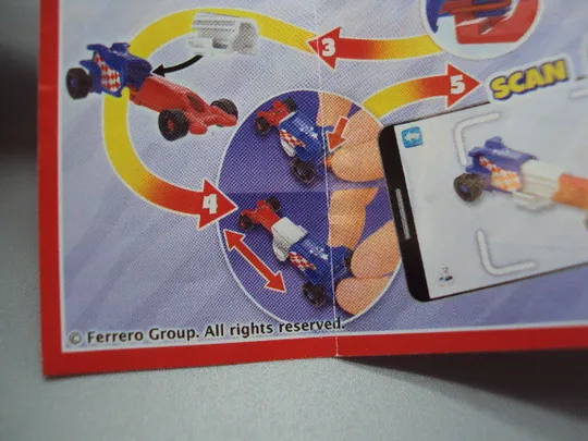Фигурка киндер сюрприз VD080 Ferrero гоночная машинка автомобиль гонки №18600л З аукціону