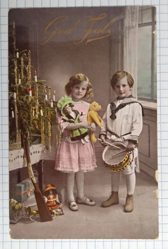 Поштова картка Веселого Різдва поч. ХХ ст. Швеція Ja06 Ціна