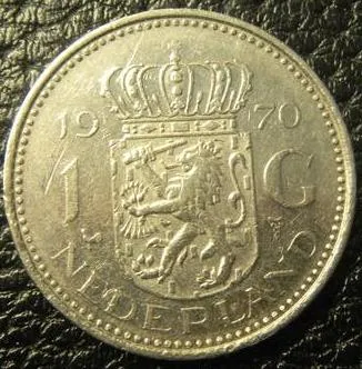 1 гульден 1970 Нідерланди Ціна