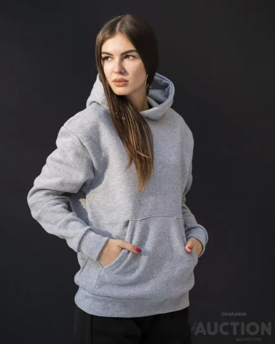 Унісекс худи утеплене Karian колір меланж Інтернет-аукціон