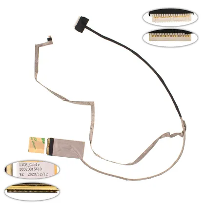 фото, Шлейф матриці для ноутбука LENOVO (G570, G575), LED, роз'єм під камеру (DC020015W10)