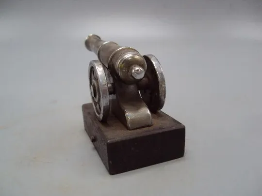 Фигура металл статуэтка пушка на подставке высота 5,7 см, длина 10 см №14007 Продаж