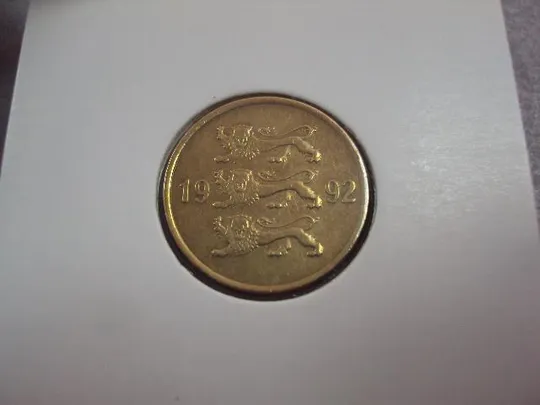 монета эстония 20 сентов 1992 №8195 З аукціону