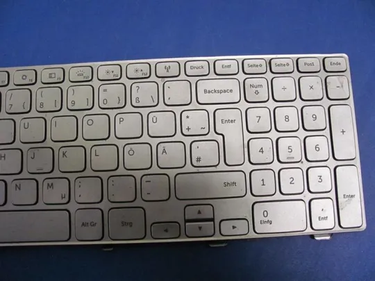 №115-21 клавіатура робоча 0VT0KT NSK-LG0BW 0G для DELL INSPIRON 15 7000 оригінал Інтернет-аукціон