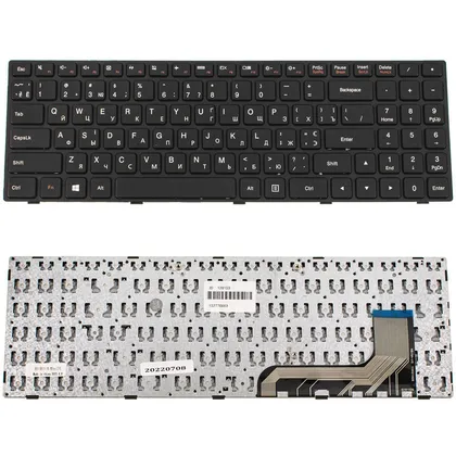 фото, Клавіатура для ноутбука LENOVO (IdeaPad 100-15IBY) ukr, black