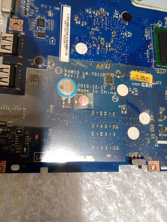 Материнська плата Lenovo IdeaPad G460e LA-7011P З аукціону