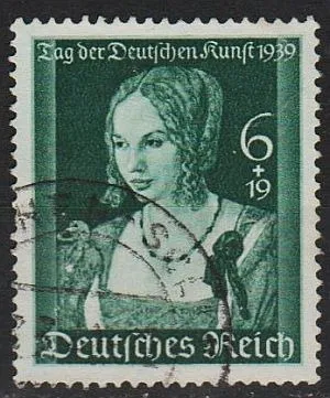 фото, 1939 - Рейх - День німецького мистецтва Mi.700 _13.0 € _гаш