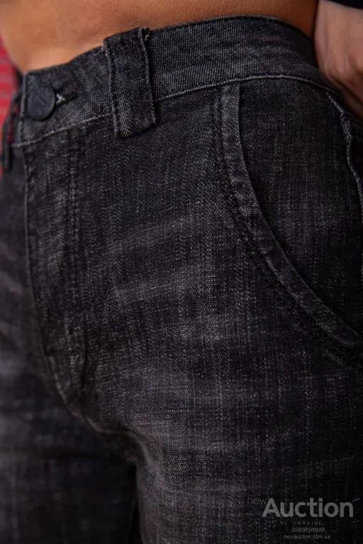 Женские джинсы прямого кроя, грифельный цвет, 182R1409-1 Де купити