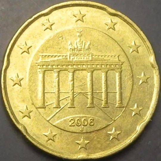 20 євроцентів 2006 J Німеччина Ціна