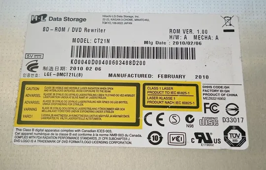 DVD-RW привод з ноутбука ACER ASPIRE 7551G CT21N З аукціону