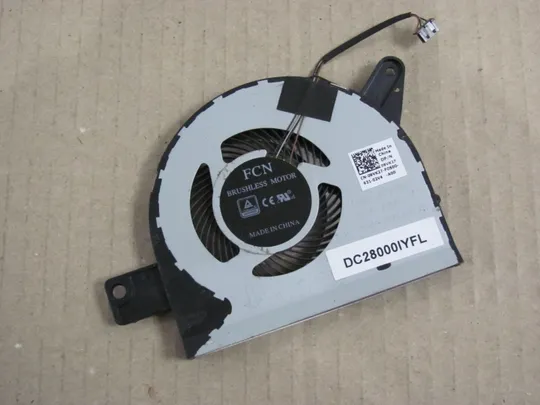 номер0252-12 Вентилятор (кулер, FAN)  09VK27 для  Dell Latitude 5590 5580 оригінал З аукціону