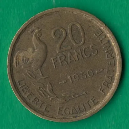 фото, 20 франків 1950 року Франція [МШ]