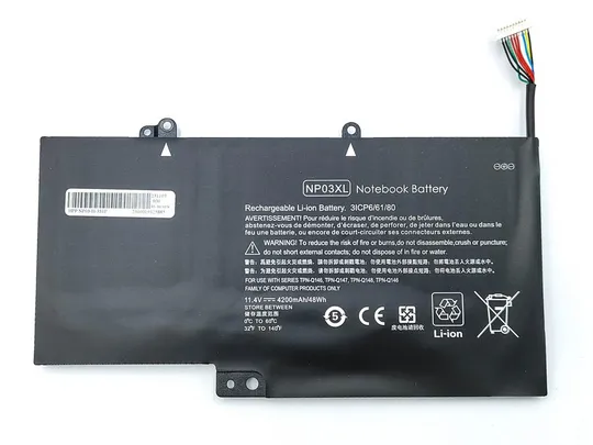Купити Батарея NP03XL для HP ENVY x360 13-B116T, 13-A110DX, 13-A072NR, 13-A091NR (11.4V 4200mAh)