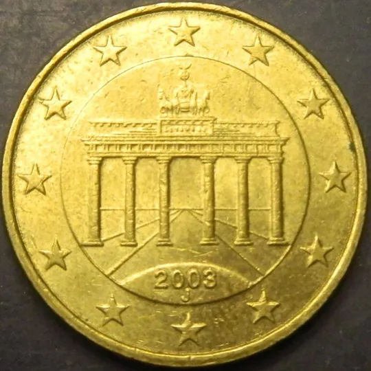 10 євроцентів 2003 J Німеччина Ціна