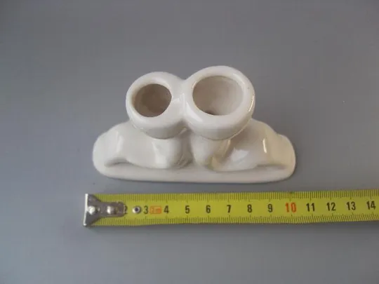 Купити Фигура фарфор подсвечник миниатюра пара сидит №10352