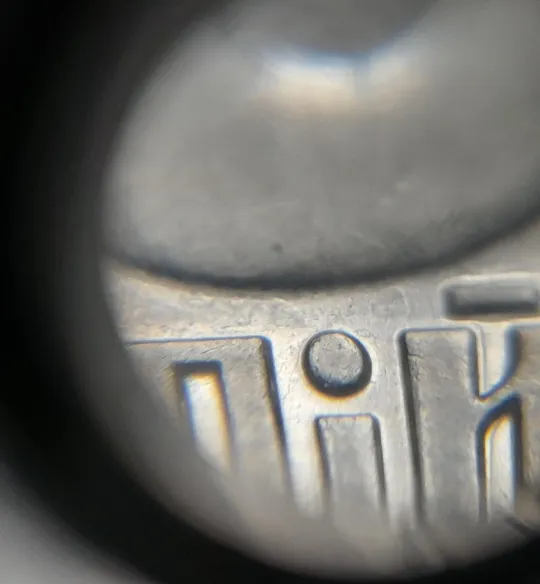 Купити (7136) 5 копійок 2003 холостий удар (холостое соударение) на реверсі (5 копеек 2003 брак)