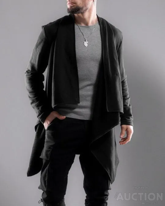 Унісекс мантія Ri колір чорний Де купити