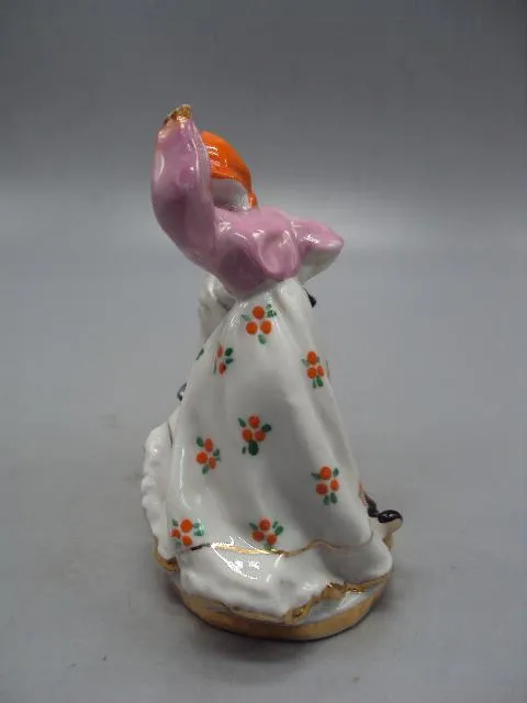 Фигура фарфор Дулево танцоры с гармошкой перепляс гармонист и девушка 11,7 см под реставрацию №13919 Характеристики