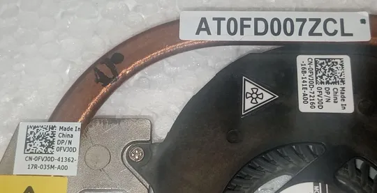 Система охолодження з ноутбука DELL Latitude E6420 0FVJ0D AT0FD007ZCL З аукціону