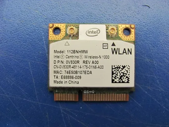 Купити номер0092-16 Wi-Fi адаптер Intel 112BNHMW для DELL XPS 15 XPS L502X L501X P11F WI-FI карта Wi-Fi модуль бездротова мережева карта Wireless Card оригінал