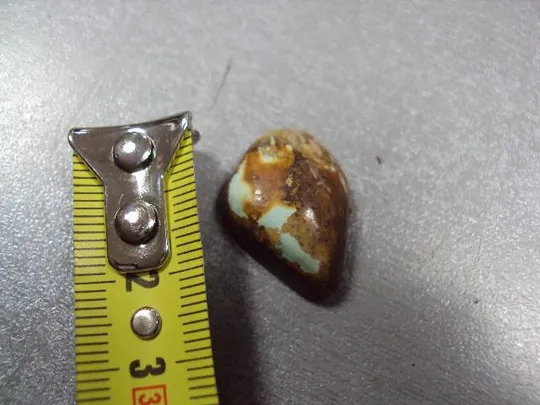 Камень варисцит на подложке для ювелирных изделий вес 4,21 г размер 7,5 х 23,5 х 17,5 мм №13283 З аукціону