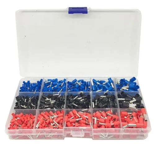 Набор клемм 1065шт кабельных наконечников, изолированных штыревых Ціна