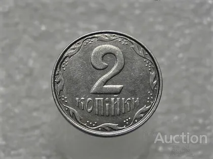 фото, 2 копійки 2012 рік Україна " Брак, Викришка Штемпеля Реверса " (318+)