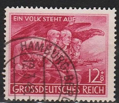 фото, 1945 - Рейх - Народний штурм Mi.908 _гаш _3,50 €