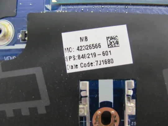 609-25 материнська плата APW50 LA-C381P 848219-001 SR2FQ  i7-6700HQ для HP EliteBook ZBOOK 15 G3  оригінал Де купити