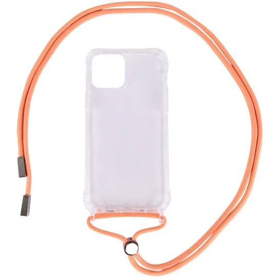 Чехол TPU Crossbody Transparent для Apple iPhone 12 Pro Max (6.7") Ціна