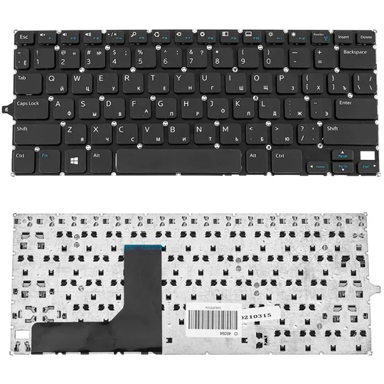Купити Клавіатура для ноутбука DELL (Inspiron: 3147, 3148) rus, black, без фрейма
