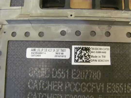 номер0914-4 Кришка панель палмрест AQ1U1000114 091Y20 0D6CWH AQ1BG000114  для Dell XPS 15 9560 Precision 5520 оригінал На торгах