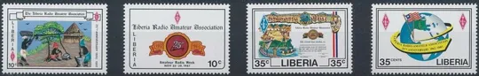 Либерия Радио Карта 1987 Ціна