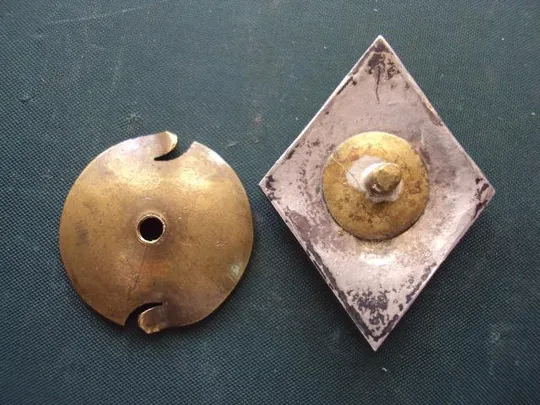 ромб рига спорт клуб RPDSK серебро 1920-1939 год №5695 З аукціону