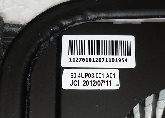 Система охолодження з ноутбука ACER TravelMate P653 60.4UP03.001 З аукціону