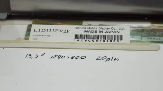 13.3" матрица для ноутбука Fujitsu Lifebook T5010 LTD133EV2F LCD Screen 1280x800 TFT WXGA CCFL SINGL Інтернет-аукціон