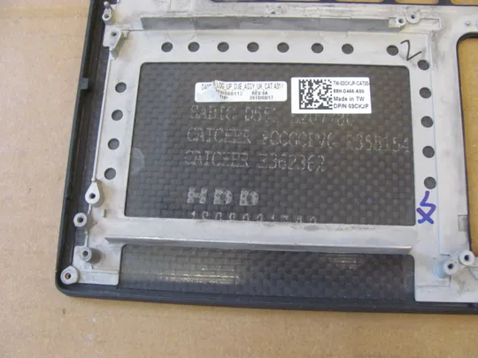 номер0912-3 Кришка панель палмрест 03CKJP AQ26W000112  для DELL XPS 15 9570 7590 Precision 5530 5540  оригінал Характеристики