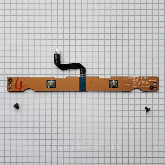 Плата / кнопки тачпада Dell 15R-5521 / NBX00019P00 LS-9103P для ноутбука оригінал Ціна