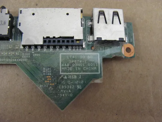 429-21 плата USB Audio Card Reader  448.03N01.0011  для Lenovo ThinkPad U41-70  S41-70  Flex 3-1470, Yoga 500-14 оригінал Продаж