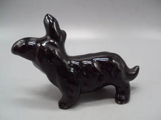 Фигура керамика статуэтка Константиновка собака терьер щенок собачка высота 11,5 см №12989 Інтернет-аукціон