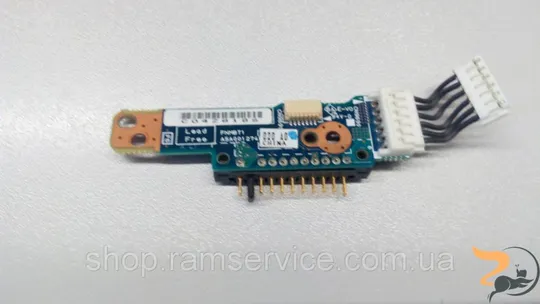 Додаткова плата, Battery Connector Board, для ноутбука Toshiba Qosmio QG10-120, A5A001274010, б/в Ціна
