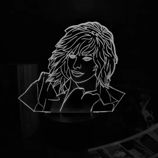 Акриловий світильник-нічник Mylene Farmer 2 білий tty-n002183 Ціна