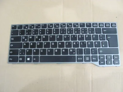 фото, номер1033-1 клавіатура робоча з підсвіткою CP629211-04 CP629211-01 CP629211-03 для Fujitsu LifeBook  Fujitsu Lifebook E733 E734 E743 E744 U745 E546 E547 E544 E736 E746 T725 T726 оригінал