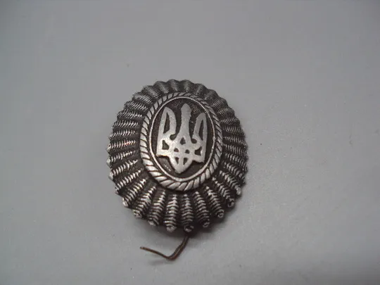 Купити Милитария кокарда зсу украина тризуб офицерская орех №16309