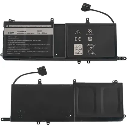 фото, Батарея для ноутбука DELL 9NJM1 (Alienware 15 R3, 17 R4) 11.4V 8200mAh 93Wh Black