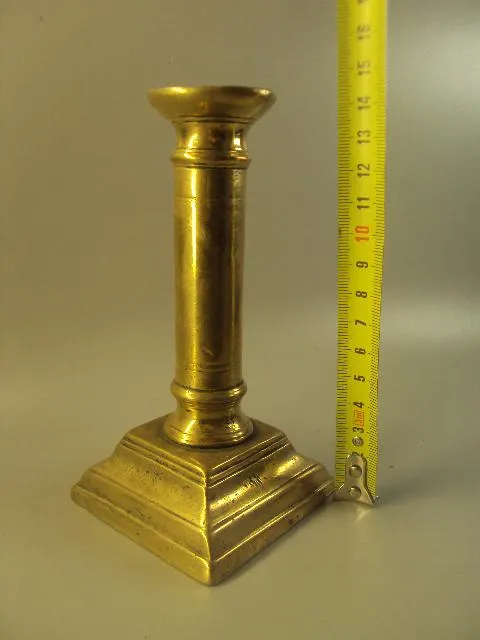 Подсвечник колонна бронза маленький высота 14,5 см (№ 978) З аукціону