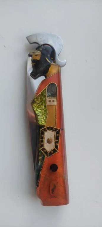 Великолепный выкидной нож ИТК выкидуха Древний воин Гладиатор ,np336 Де купити