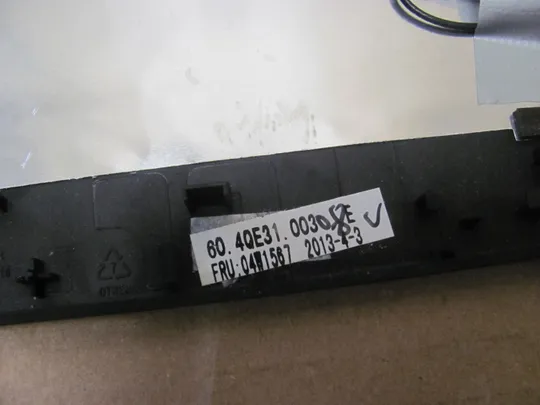 номер1031-1 кришка матриці 60.4QE31.003 04W1567  для Lenovo Thinkpad W530 T530 Кришка дисплея Тильна кришка Корпус матриці Верхня кришка matrix cover Top Case LCD Cover Rear Lid Back Cover Housing Cabinet оригінал в Україні