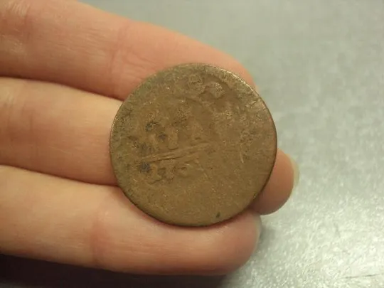 монета россия деньга денга 1753 №696 Продаж